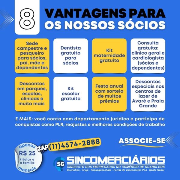 vantagens sócios